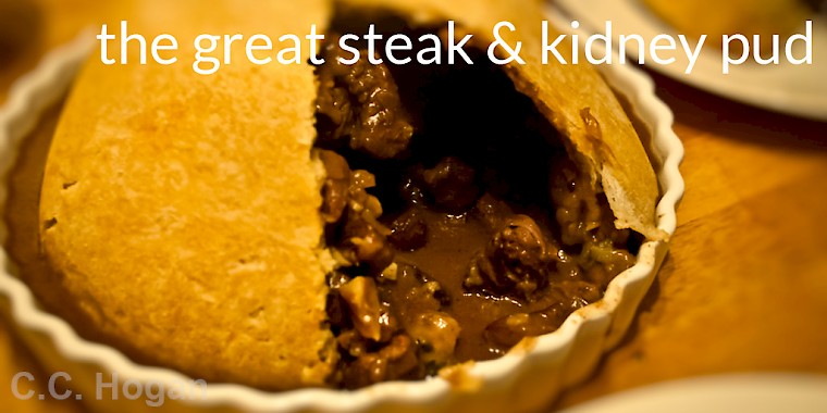 Steak & Kidney pud with Cider